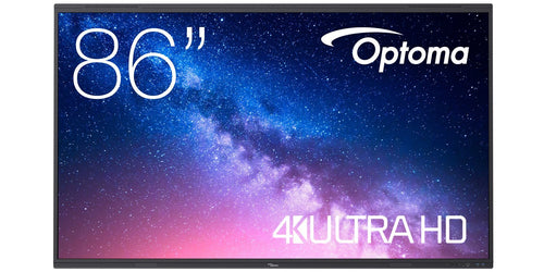 Optoma 5863RK – Public Display, 86" 4K UHD (3840 × 2160), 400 cd/m², Android 13