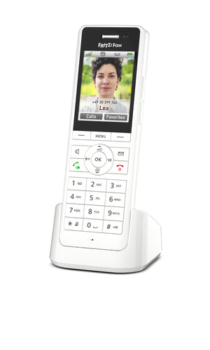 FRITZ! AVM FritzFon X6 – DECT-Telefon, nur Mobilteil, mit Anrufbeantworter, für FRITZBox/DECT-Basisstation, weiss