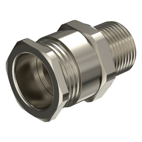 Axis Kabelverschraubung M20×1,5, Ø 6,5–14 mm, IP66/67/68, Messing/Nickel – Silber