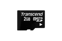 Transcend microSD 2 GB – 20/13 MB/s, inkl. SD-Adapter
