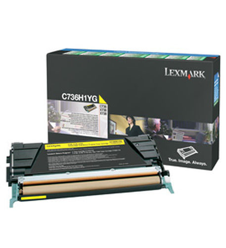 Lexmark Toner – Gelb, 10000 Seiten – für C736/X736/X738 und andere