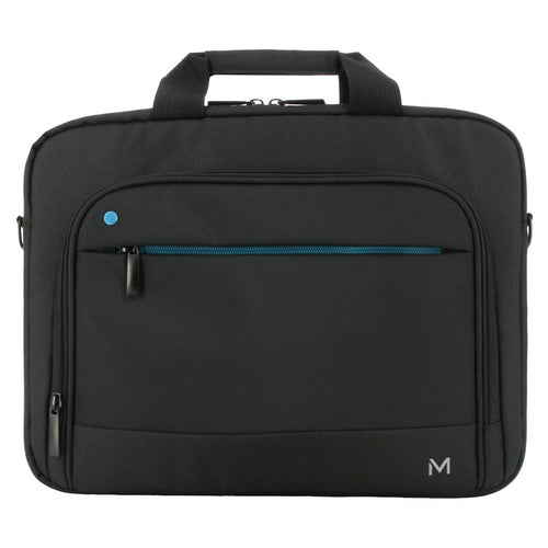 Mobilis The One Notebook-Tasche bis 16" – 25% recyceltes Material, abnehmbarer Schultergurt – Schwarz