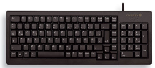 CHERRY G84-5200 – Tastatur, kabelgebunden (USB), CH-Layout (DE-CH), Fullsize (mit Ziffernblock) – für Windows