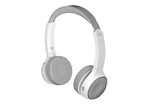 Cisco 730 – Duo Headset (On-Ear) – USB-A, Wireless, inkl. Ständer – Platin