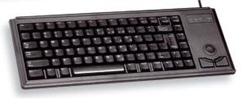 CHERRY G84-4420 – Tastatur, kabelgebunden (USB), US-Layout (EN), mit Trackball, schwarz