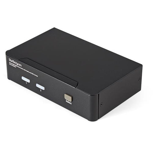 StarTech.com 2-Port HDMI KVM-Switch – 1920 × 1200, USB 2.0-Hub, Audio, Desktop
