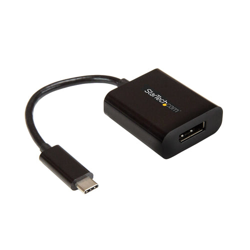 StarTech.com USB-C auf DisplayPort Kabel DP 1.4 4K 60 Hz – 0,14 m – für Thunderbolt 3 und USB-C Geräte