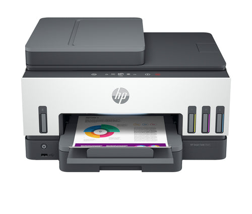 HP SMART TANK 7605 – Farbiger Tintenstrahl-MFP A4, 3-in-1 – 28 S./Min. S/W