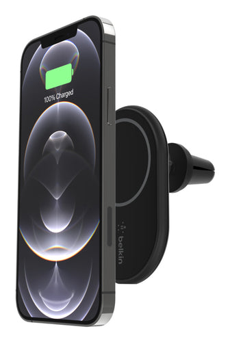 Belkin Autohalterung mit kabellosem Ladegerät, magnetisch, kabellos – für iPhone 12