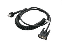 Datalogic Kabel – CAB-559 – RS-232, 9-polig, weiblich, spiralförmig – für PowerScan 9600 – schwarz – 2,4 m