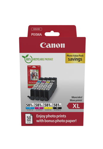 Canon Tintenpatronen-Multipack CLI-581XL, CMYK