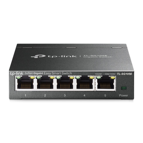 TP-Link TL-SG105E – Managed L2 Switch – 5× 1G, Desktop