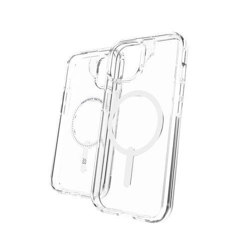 ZAGG Backcover Crystal Palace – für Apple iPhone 13–16 – Snap-/Lock-Verschluss