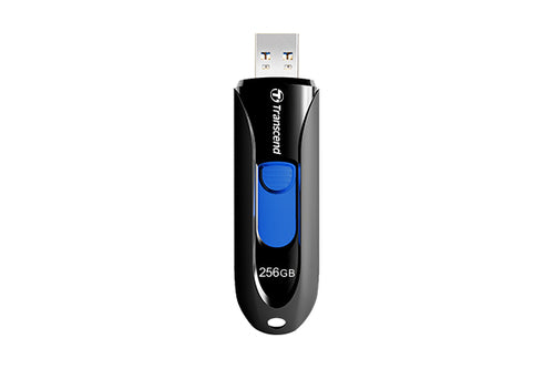 Transcend USB-Stick – 256 GB, USB 3.0, deckellos schwarz