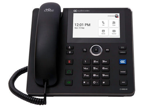 AudioCodes C455HD – für Microsoft Teams, PoE, Gigabit-LAN, Bluetooth