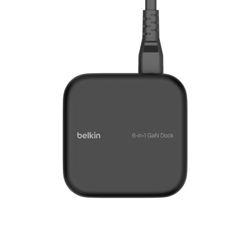 Belkin INC018vfBK Multiport-Adapter – USB-C, 1× HDMI, 2× USB-A, 96 W PD, GbE, für Windows/Mac/ChromeOS