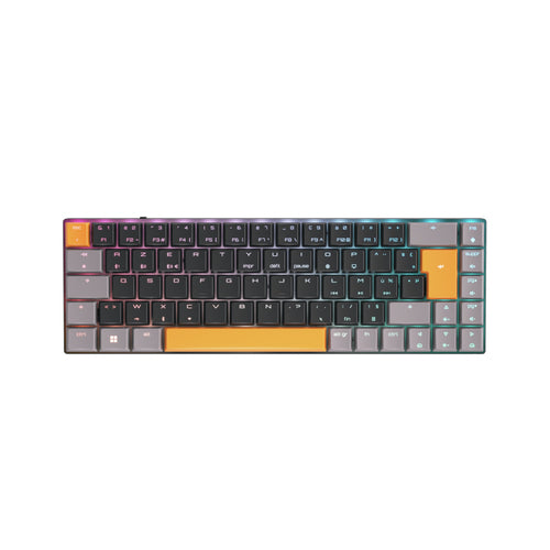 CHERRY MX-LP 2.1 Compact – Tastatur, kabellos (Bluetooth), FR-Layout (FR), mechanisch (Cherry MX-LP), Schwarz