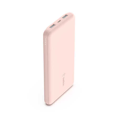 Belkin Powerbank 10000 mAh, USB-A, USB-C, Rosa