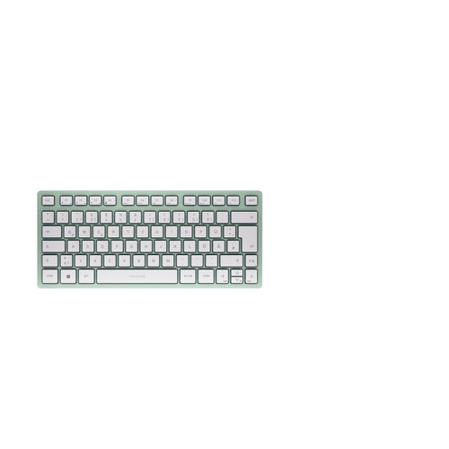 CHERRY KW 7100 MINI BT – Tastatur, kabellos (Bluetooth), CH-Layout (DE-CH), Schere, Mint – für Windows