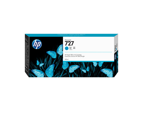 HP Tintenpatrone 727XL, cyan, XL – für Tintenstrahldrucker und Multifunktionsgeräte