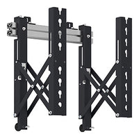 AG Neovo VWM-02 – Monitor-Wandhalterung – 2 Monitore – 42–65" – VESA 400×400 mm – bis 80 kg – Schwarz