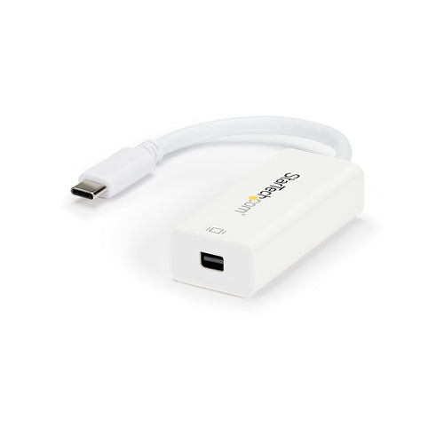 StarTech.com USB-C zu Mini DisplayPort Adapter – 4K (3840 × 2160) @ 60 Hz, DisplayPort 1.2, 1,4 cm, Weiss