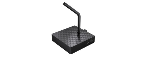 CHERRY XTRFY B4 – Kabelhalter – Schwarz – Metall, Gummi, Silikon – 80 × 80 × 130 mm