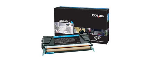 Lexmark Toner – Cyan, 7000 Seiten – für X746/X748