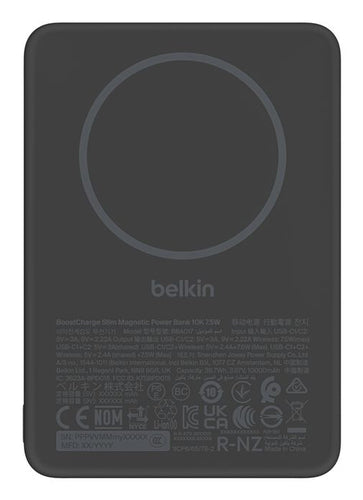 Belkin BoostCharge Slim MagSafe Powerbank 10'000 mAh, schwarz