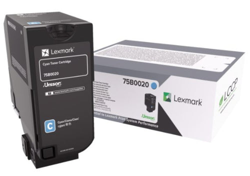 Lexmark Toner – cyan, 10000 Seiten
