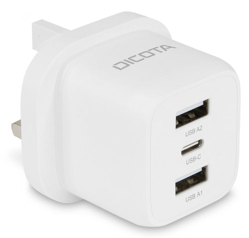 DICOTA Netzteil (UK) – 32 W, 3× Ports, GaN