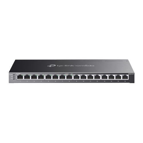 TP-Link SG2016P – Managed Switch – 16×GbE, L2/L2+, PoE+ 120 W, 19" Rack