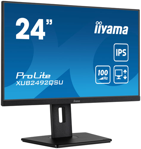 iiyama ETE – Monitor, 24", IPS, 100 Hz, 300 cd/m², HDMI, DisplayPort, Integrierte Lautsprecher
