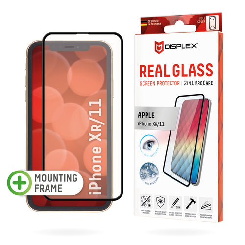 Displex Displayschutz (Panzerglas), Blaulichtfilter – für iPhone XR/11