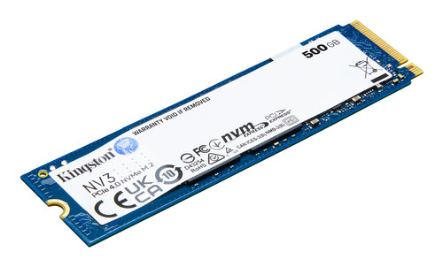 Kingston NV3 – PCIe 4.0 NVMe SSD, 500 GB, M.2 2280