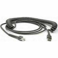 Datalogic USB-Kabel – CAB-424E – USB-A, spiralförmig, Power-off-Term – 2,0 m