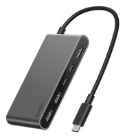 Belkin Connect 5-in-1 Multiport-Adapter – USB-C, 1× HDMI, 2× USB-A, 100 W PD, für Windows/Mac/ChromeOS