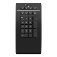3Dconnexion Numpad Pro – Tastatur, kabellos (Bluetooth/RF), kabelgebunden (USB-A/USB-C) – für Windows & macOS