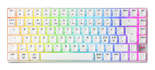 CHERRY K33 Compact FS – Tastatur – kabellos – QWERTY (Nordic) – Weiss