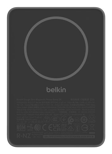 Belkin MagSafe Powerbank 5000 mAh, 1× USB-C, für iPhone (MagSafe), Schwarz