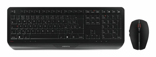 CHERRY Gentix Desktop – Tastatur, kabellos (2,4 GHz), Fullsize (mit Ziffernblock), Membran – für Windows