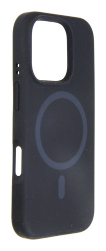 Rabbiter MagGuard Backcover – für Apple iPhone 16 Pro, MagSafe, Mikrofaser+Silikon, Schwarz