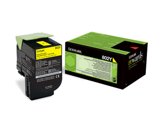 Lexmark Toner 80C20Y0 – Gelb, 1000 Seiten – für CX310/510