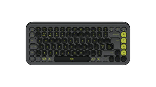 Logitech POP Icon Keys – Mini Tastatur – Schere – Bluetooth – QWERTY (UK‑INT) – Graphit