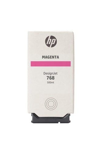 HP Tintenpatrone 768, Magenta, 500 ml – für DesignJet