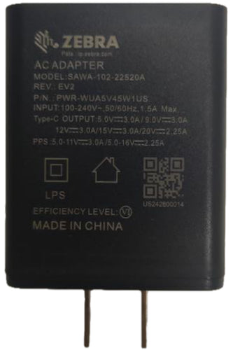 Zebra Netzteil (UK) – 1× USB-C