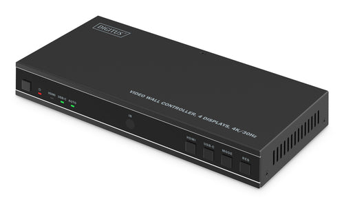 Digitus Video Wall Controller – 1×4 HDMI-Matrix, 4K60, HDMI 2.0, RS-232
