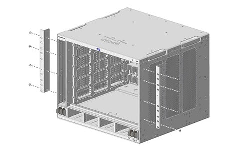 Cisco C9606-RACK-KIT – Rack-Kit für Catalyst 9600 Serie 6, Stahl