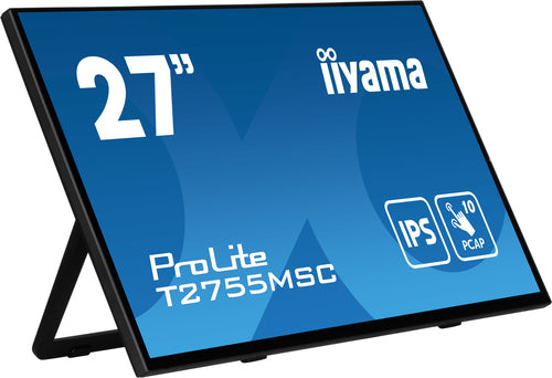 iiyama T2755MSC-B1 – Monitor, 27", 1920 × 1080 (Full HD), Touch, 360 cd/m²
