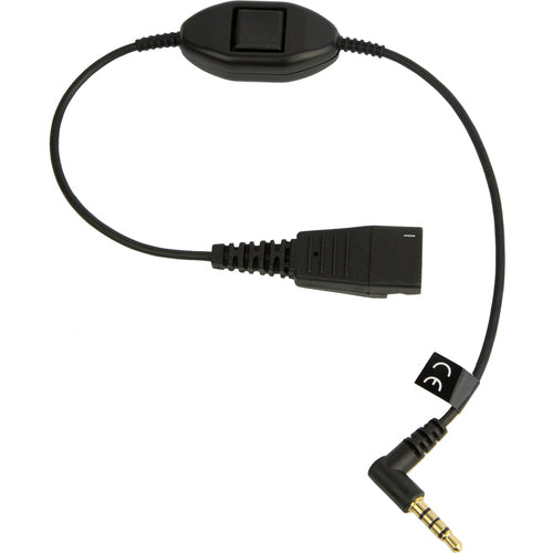Jabra Link Mobile – Headset-Kabel, Quick Disconnect (QD), 3,5 mm, mit PTT